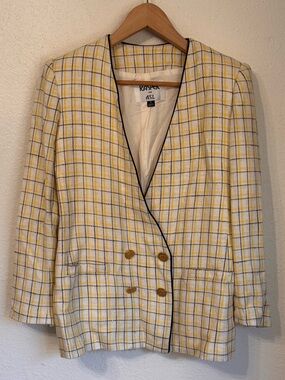 Vintage Clueless Double Breasted Blazer Size 6